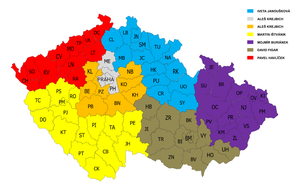 Mapa prodejců - CZ